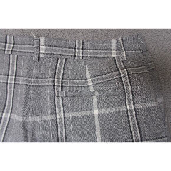 Object Ladies 42 penny pants plaid gray carrier‎ works straight leg - Picture 10 of 10